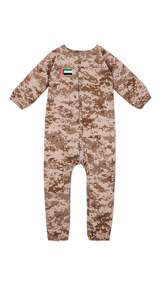 Baby military romper